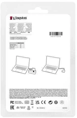 Kingston Workflow USB miniHub pakuotės nugarėlė