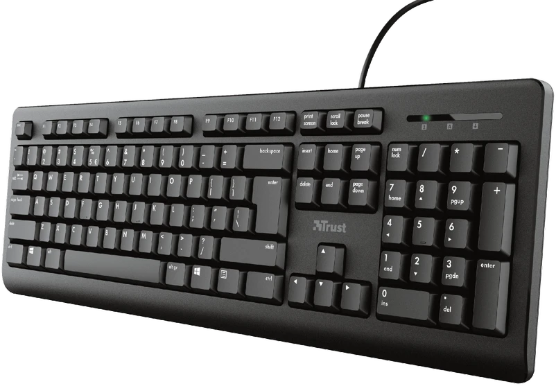 Trust Primo 4-in-1 - Set of klaviatūra, wireless pelė, ausinės and Pelės kilimėlis