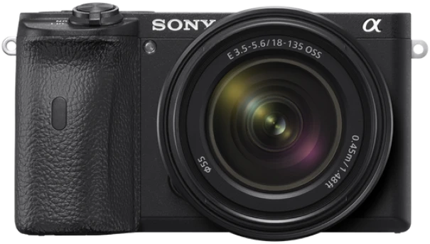 Objektyvas Sony α ILCE6600MB + 18-135mm SLR fotoaparato komplektas 24,2 MP CMOS 6000 x 4000 pikseliai Juoda