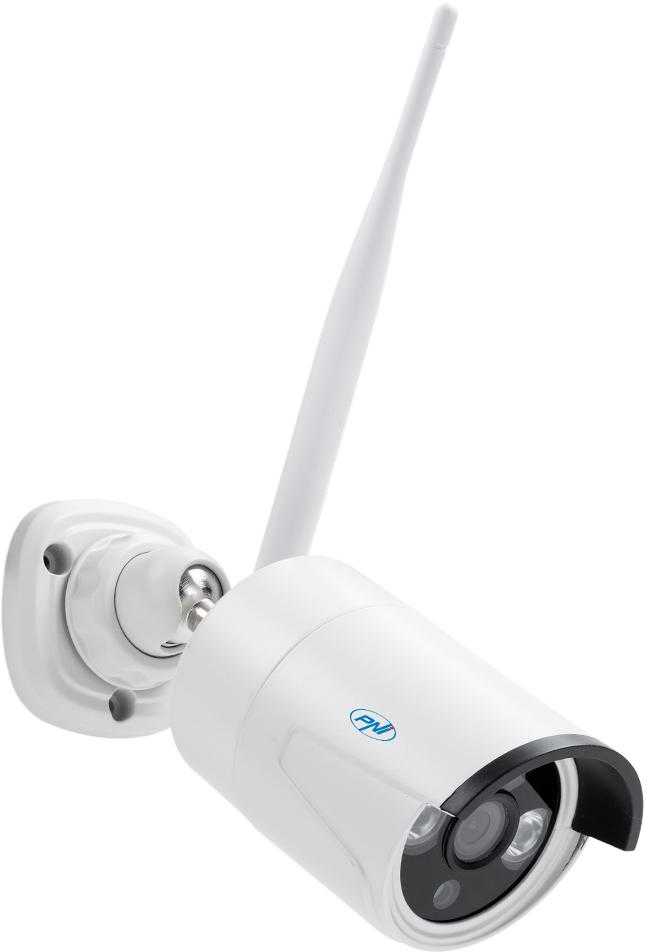 Vaizdo stebėjimo rinkinys PNI House WiFi650 – 4 Full HD „Wi-Fi“ P2P kameros ir 12 colių LCD monitorius