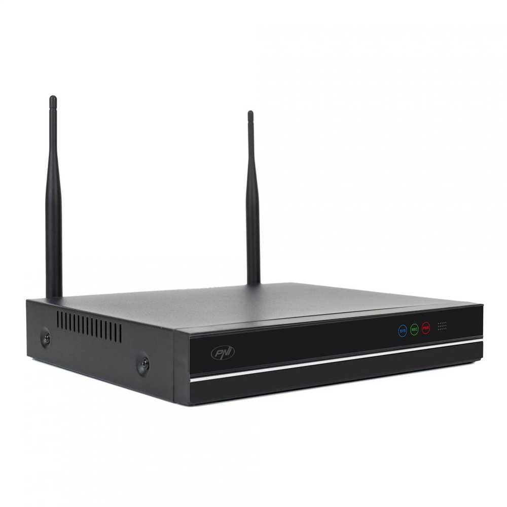 PNI House WiFi660 NVR 8 kanalų vaizdo stebėjimo rinkinys ir 4 lauko belaidės kameros 3Mpx, P2P, IP66