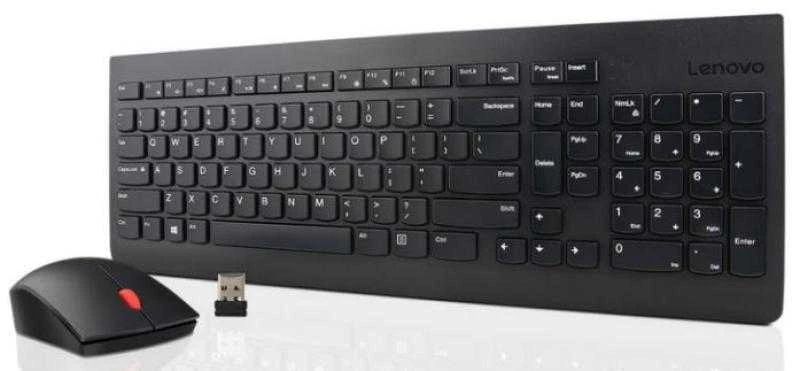 LENOVO ESSENTIAL Belaidė Klaviatūra ir pelė U.S. ENGLISH su Euro simboliu