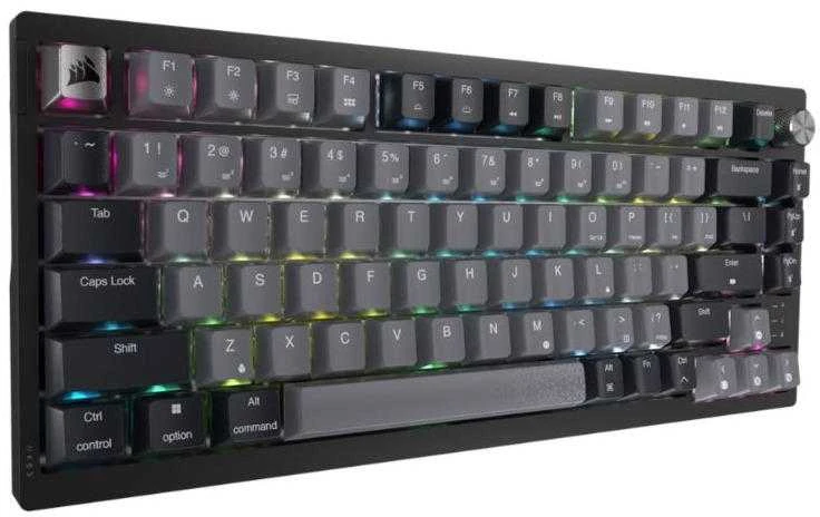 CORSAIR K65 Plus Belaidė mechaninė klaviatūra RGB LED pašvietimas Corsair MX Raudona
