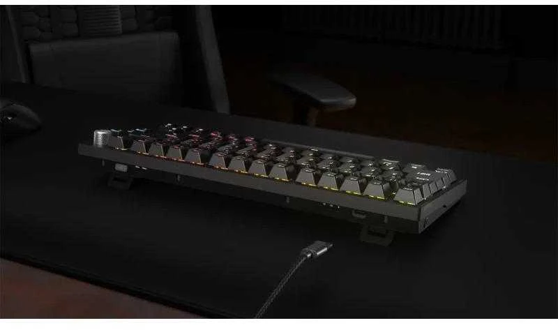 CORSAIR K65 Plus Belaidė mechaninė klaviatūra RGB LED pašvietimas Corsair MLX Fusion Tactile
