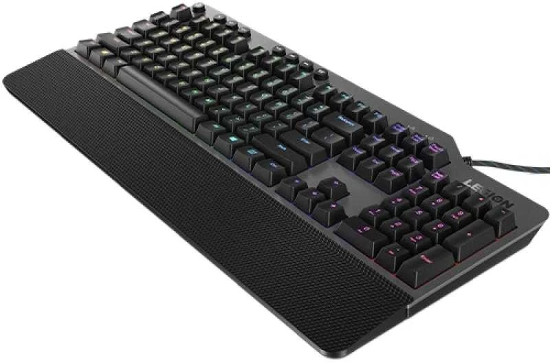 Lenovo | Legion K500 RGB | Iron pilkas top cover and juodas body | Mechaninė klaviatūra žaidimams | su laidu | US | Iron pilkas top cover and juodas body