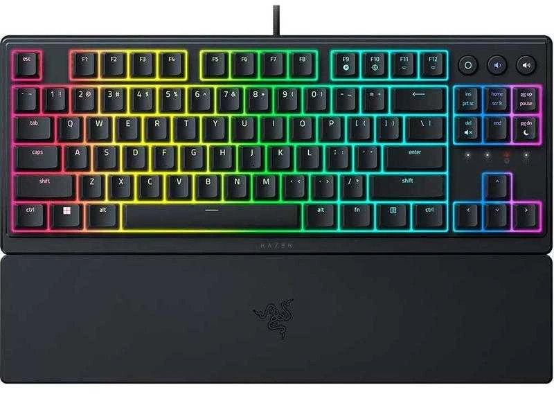 Razer | Ornata V3 Tenkeyless | Mechaninė klaviatūra žaidimams | su laidu | RGB LED pašvietimas | US | Juodas