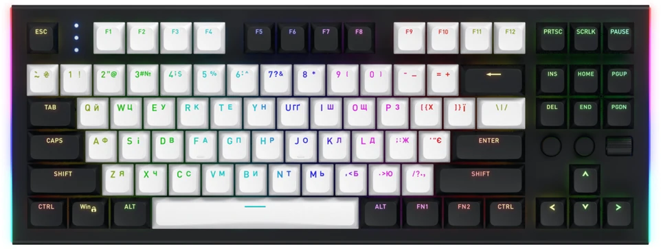 Klaviatūra Hator Gravity TKL HTK560 juoda