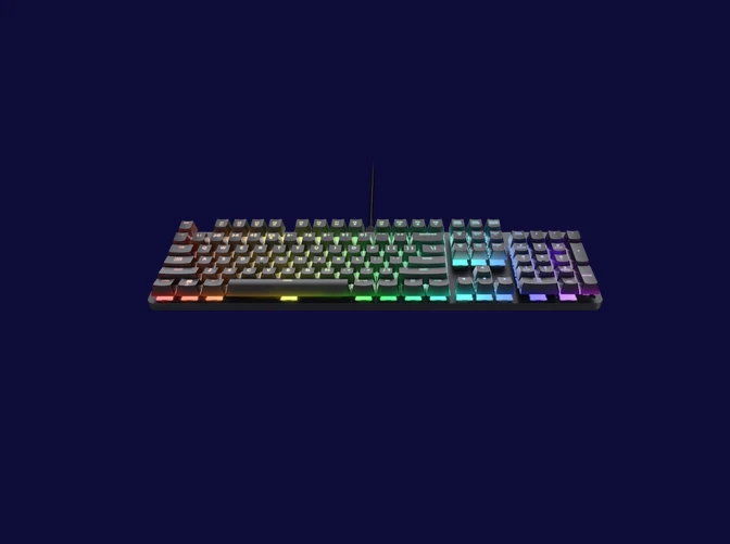 Trust GXT 871 Zora QWERTY US English - USB klaviatūra žaidimams (juodas)