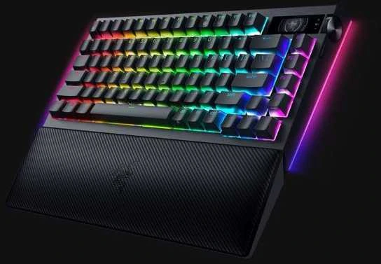 Klaviatūra žaidimams Razer BlackWidow V4 Pro Razer Oranžinis (tactile) su laidu mechaninė su pašvietimu juoda