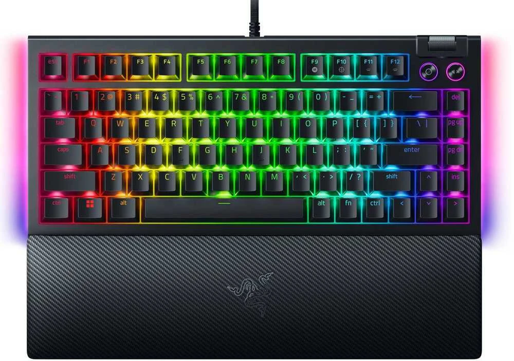 Razer | BlackWidow V4 75% | Mechaninė klaviatūra žaidimams | su laidu | US | Juodas