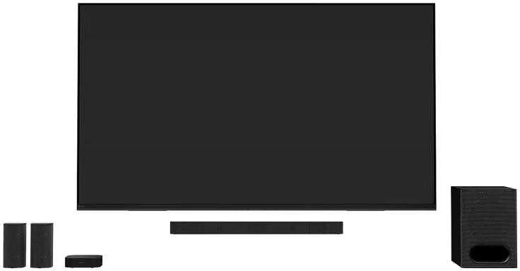Sony | 5.1 kan. namų kino sistema | HTS60 BRAVIA kino sistema 6 | Garsiakalbiai | „Bluetooth“