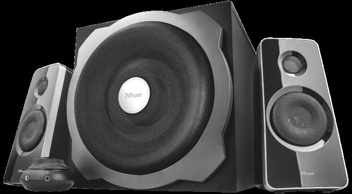 Kompiuterio kolonėlės Kolonėlės Trust Tytan 2.1 Subwoofer Juod