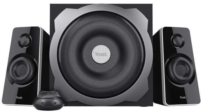 Kompiuterio kolonėlės Kolonėlės Trust Tytan 2.1 Subwoofer Juod