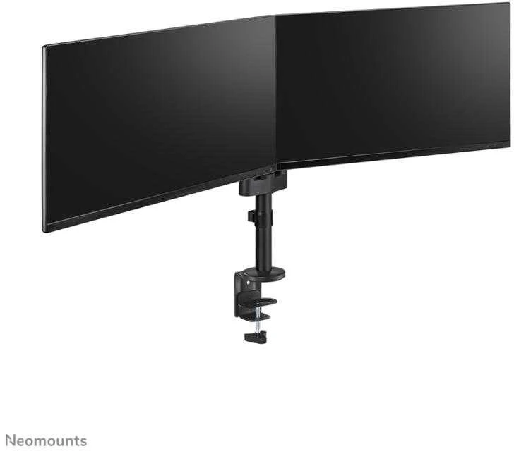 Laikiklis NEOMOUNTS SCREEN STALO MONTUVAS DVIEM EKRANAMS, Juodas (CLAMP+GROMMET)