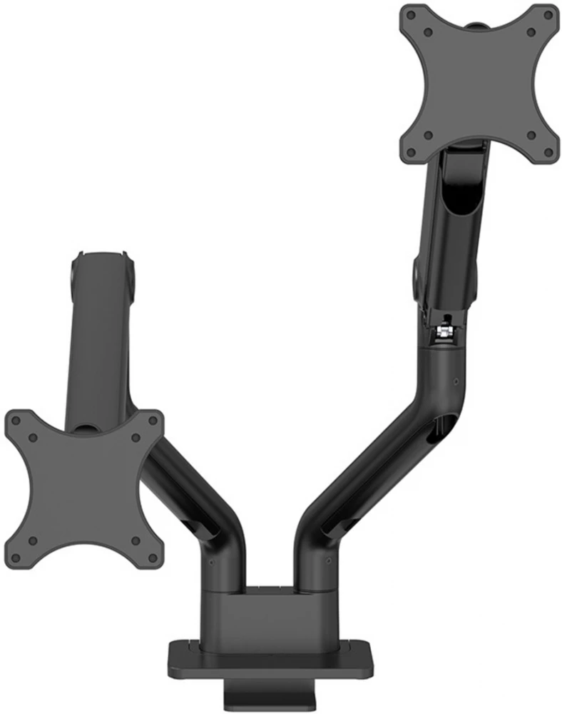 Laikiklis NEOMOUNTS PASIRINKITE STALO MONTAVIMĄ, DVIGUBAS EKRANAS (TOPFIX CLAMP & GROMMET)