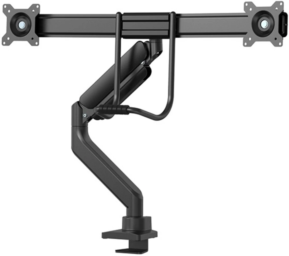 Laikiklis NEOMOUNTS BY NEWSTAR DS75-450BL2 FULL MOTION MONITORIUS DESK MOUNT FOR 17-32" SCREENS - Juodas