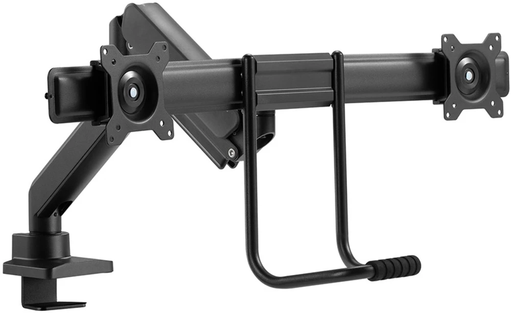 Laikiklis NEOMOUNTS BY NEWSTAR DS75-450BL2 FULL MOTION MONITORIUS DESK MOUNT FOR 17-32" SCREENS - Juodas
