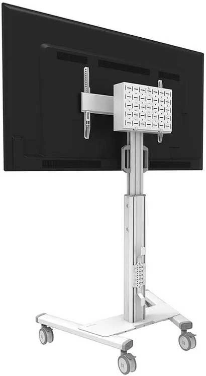 Laikiklis NEOMOUNTS BY NEWSTAR SELECT MOBILE DISPLAY FLOOR STAND (32-75") 10 CM. WHEELS Baltas