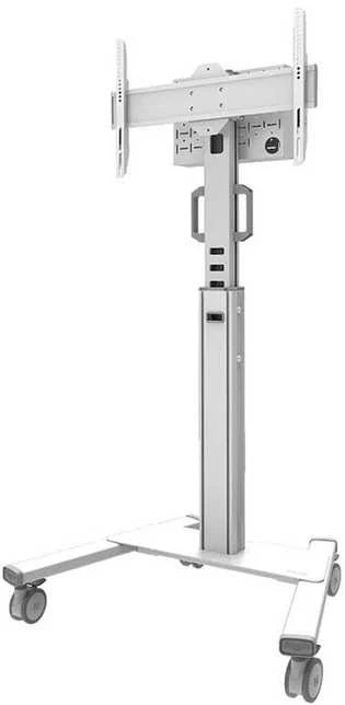 Laikiklis NEOMOUNTS BY NEWSTAR SELECT MOBILE DISPLAY FLOOR STAND (32-75") 10 CM. WHEELS Baltas