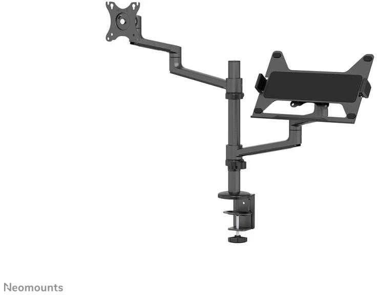Laikiklis NEOMOUNTS nešiojamasis kompiuteris + SCREEN STALO MONTAVIMAS (CLAMP + GROMMET)