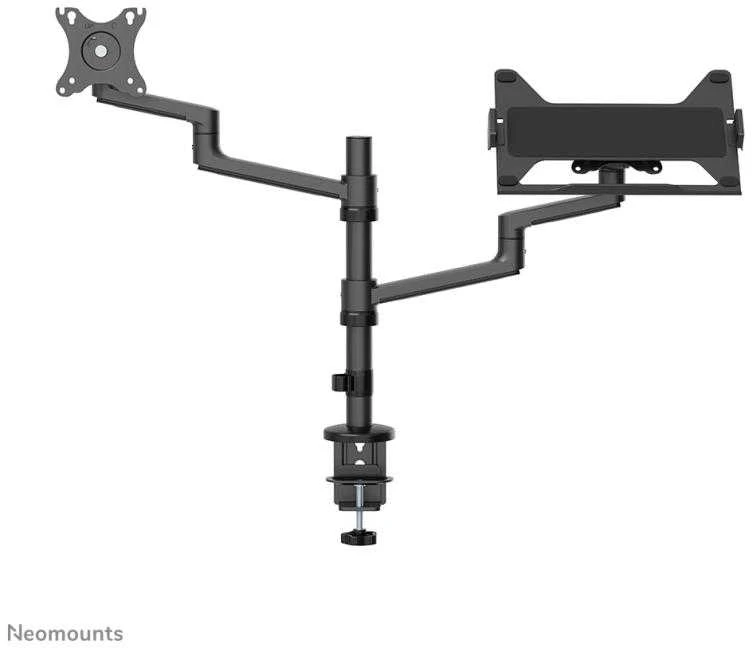 Laikiklis NEOMOUNTS nešiojamasis kompiuteris + SCREEN STALO MONTAVIMAS (CLAMP + GROMMET)