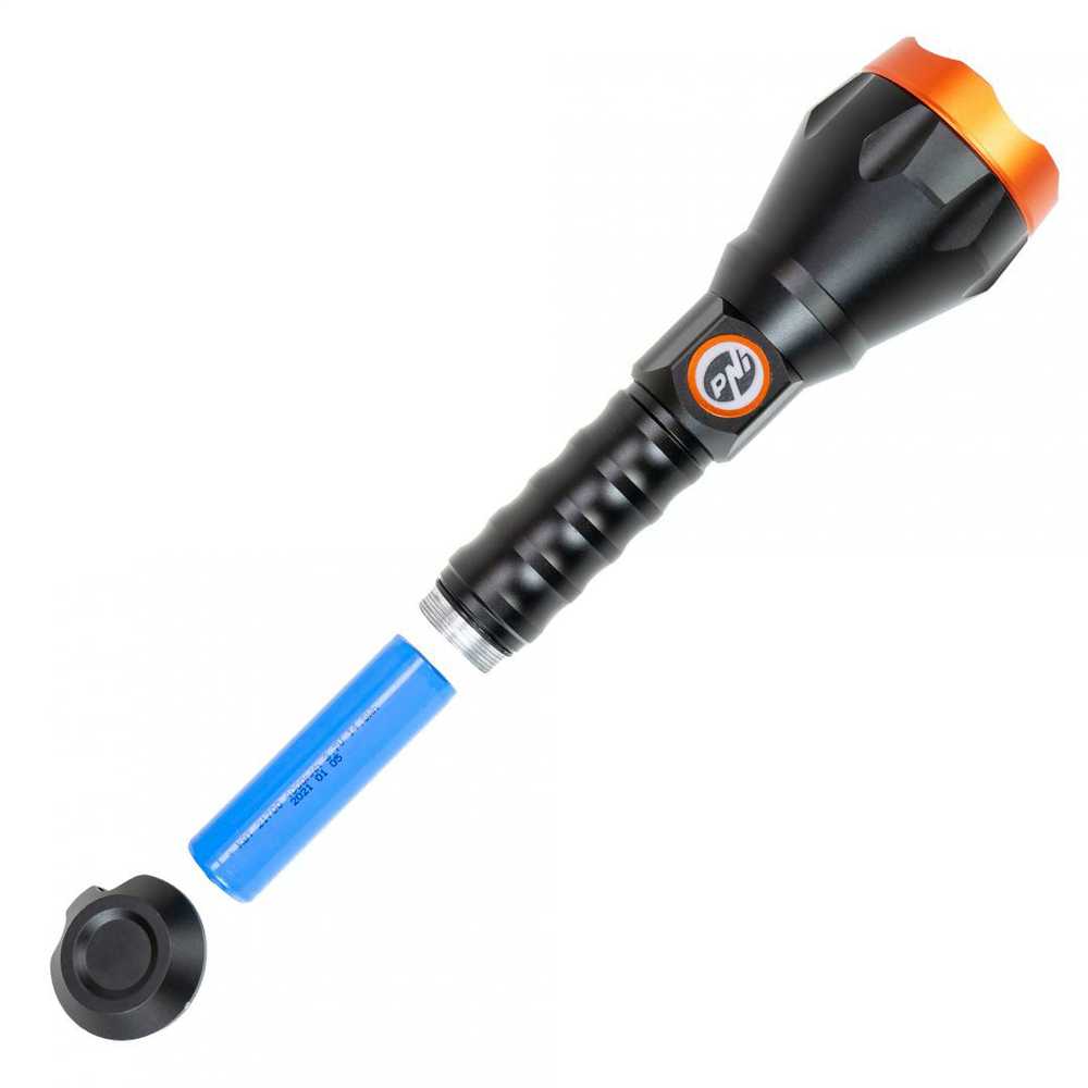 PNI Adventure F550 Crystal LED žibintuvėlis, 10W, aliuminis, 500lm, iki 700m, IPX6, 4000mAh baterija komplekte, USB Type-C įkrovimas