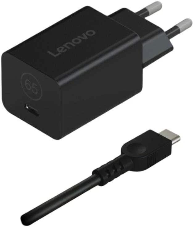 Lenovo GaN Nano 65 W įkroviklis su USB-C laidu