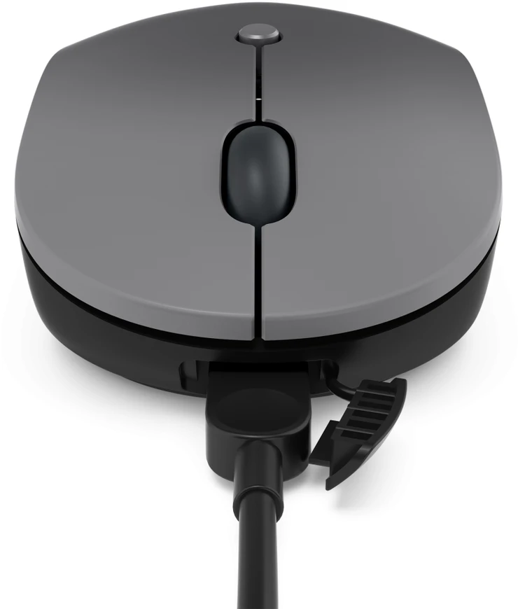 Belaidė pelė Lenovo Go USB-C, Audros pilkumo spalva