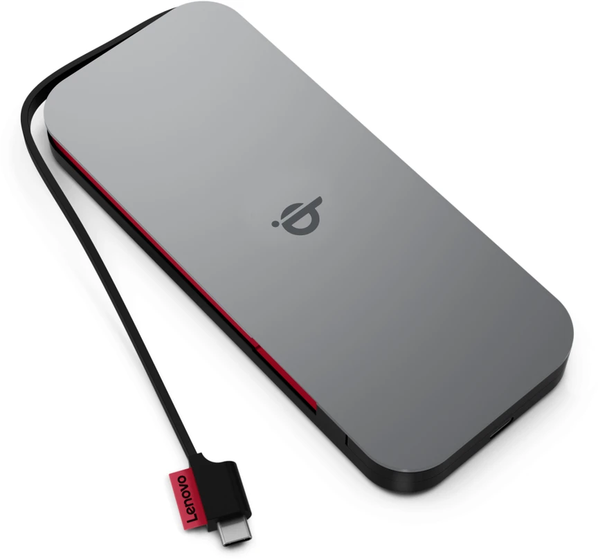 Lenovo | Wireless Mobile Power Bank | 40ALLG1WWW | 10000 mAh | 258 g | Thunder Juodas
