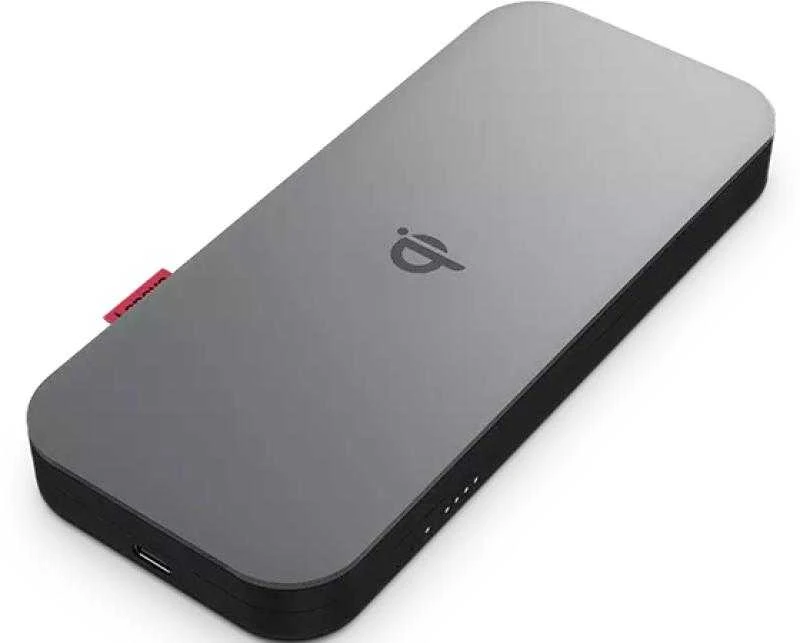 Lenovo | Wireless Mobile Power Bank | 40ALLG1WWW | 10000 mAh | 258 g | Thunder Juodas