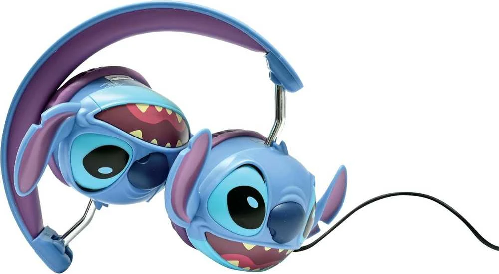 Stitch personažo vaikiškos ausinės su laidu