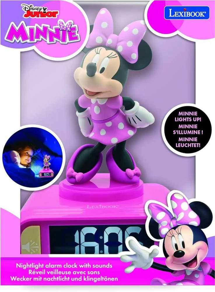 Minnie Lexibook žadintuvas su šviesa
