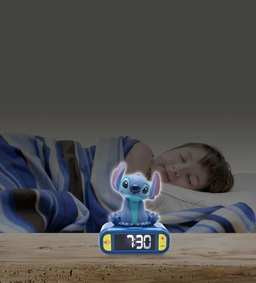Lexibook Skaitmeninis žadintuvas su Stitch 3D naktiniu apšvietimu