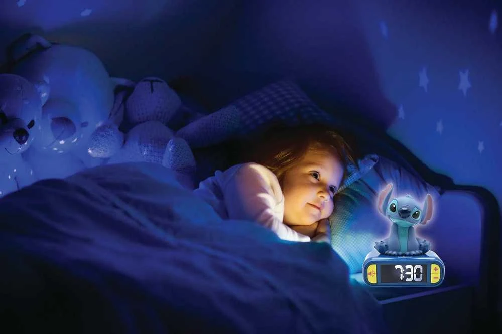 Lexibook Skaitmeninis žadintuvas su Stitch 3D naktiniu apšvietimu