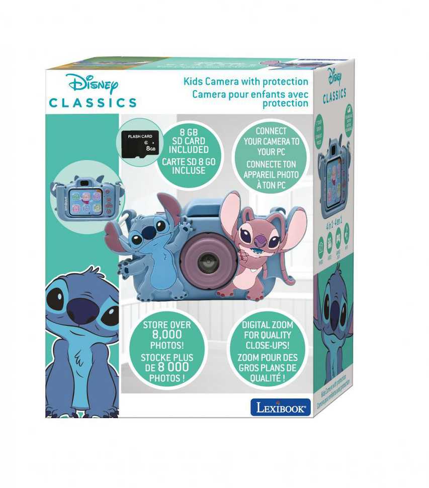 Lexibook,Disney „Lexibook“ – vaikų kamera su apsauga nuo dygsnių (DJ078D)