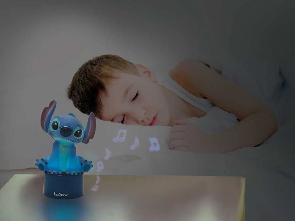 Lexibook Stitch 3D naktinė lemputė su garsiakalbio funkcija