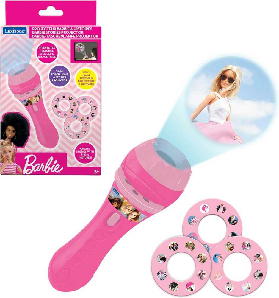 Lexibook Barbie projektorinė lempa - žibintuvėlis 3+ vaikams