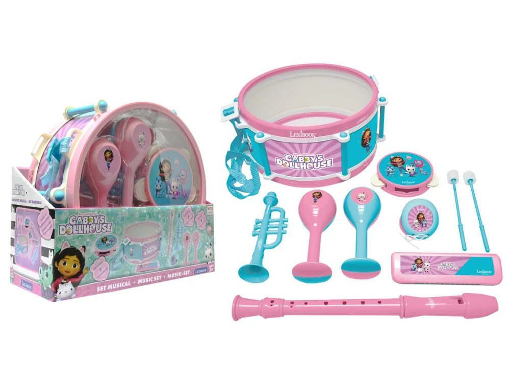Lexibook Usorteret Gabby Gabby's Dollhouse muzikinis rinkinys 7 vnt