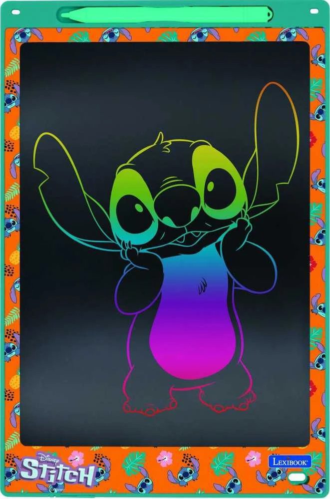 Lexibook - Stitch 11’’ E-ink piešimo planšetė su trafaretais (CRT10D)