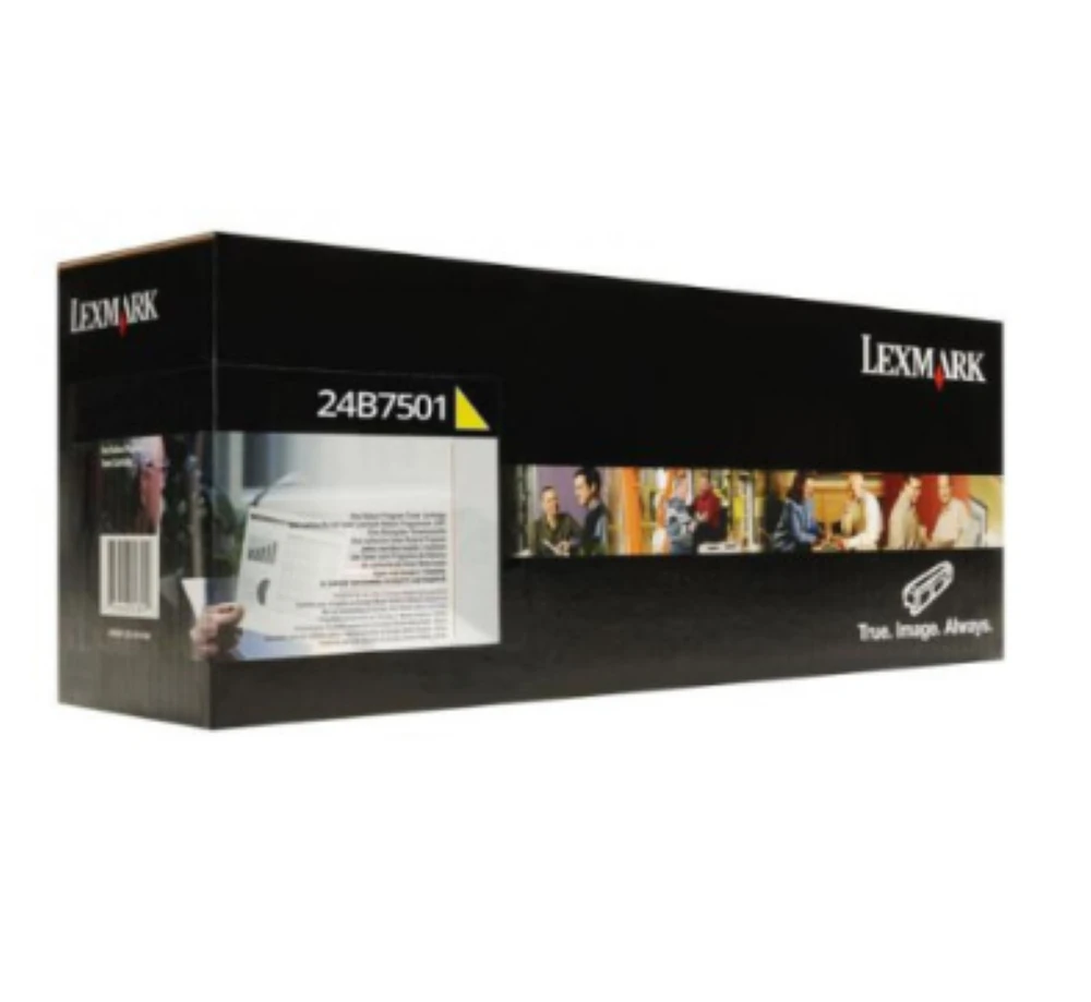 Tonerio Kasetė - Lexmark 24B7501 Didelės Talpos 5400-8800 Puslapių Geltona