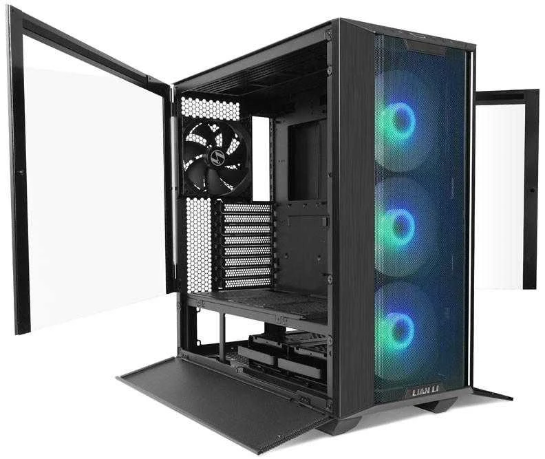 Lian Li LANCOOL III E-ATX korpusas, midi tower, RGB - juodas