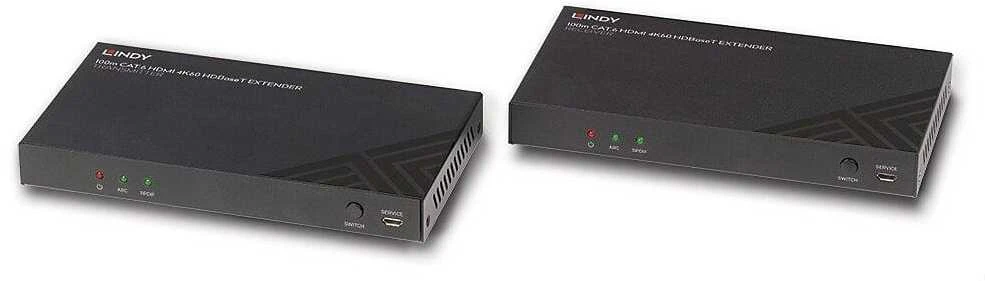 AV Ilgintuvas - LINDY HDMI 4K60 HDBaseT Ilgintuvas 100 m IR RS-232 PoC