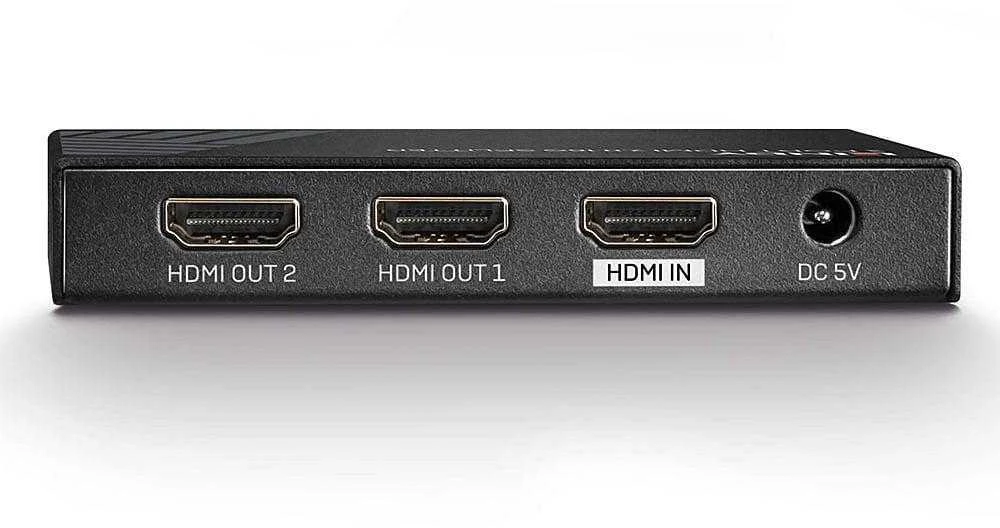 HDMI Skirstytuvas - LINDY 2 Prievadų HDMI Skirstytuvas, 18G, 3840x2160@60Hz, HDMI® 2.0 EDID Emuliacija, Juodas