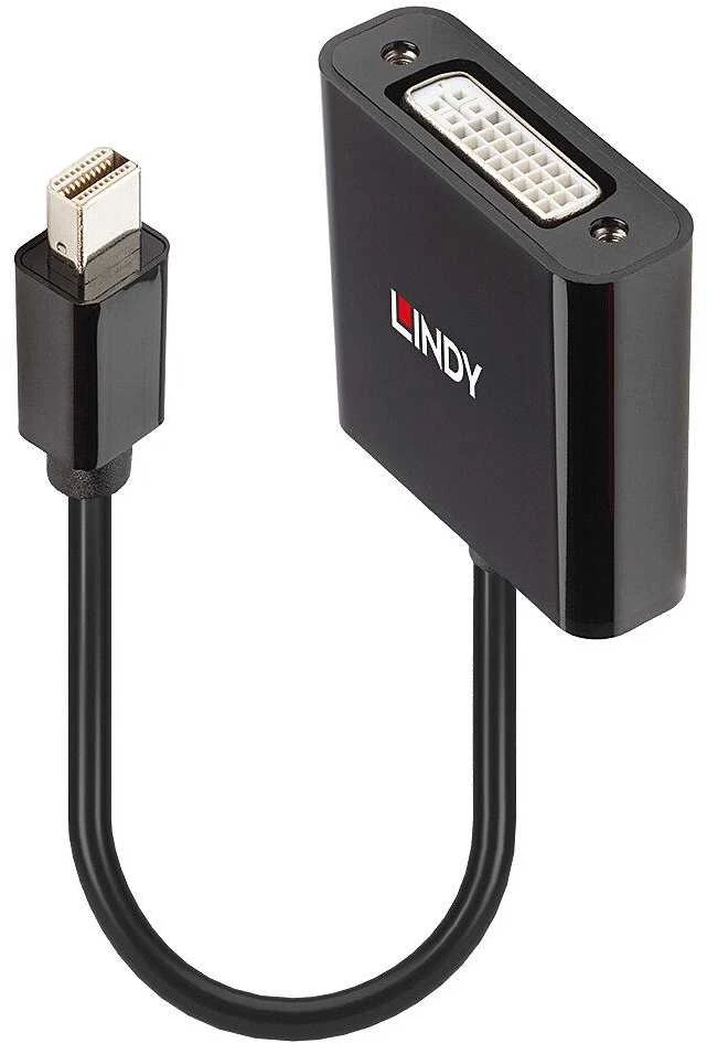 Juodas Mini DisplayPort į DVI adapteris