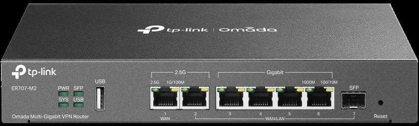 TP-LINK ER707-M2 Omada Multi-Gigabit VPN Maršrutizatorius | TP-LINK