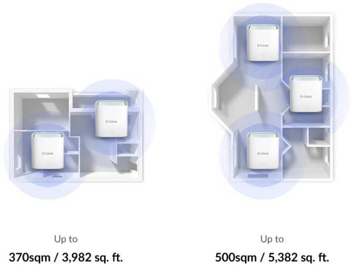 Maršrutizatorius D-LINK jungiklis MESH Wi-Fi 6 AI Eagle Pro AX1500
