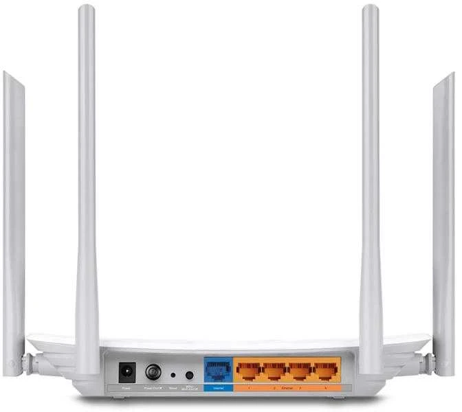 TP-LINK AC1200 dviejų juostų maršrutizatorius Archer C50 (Baltas)
