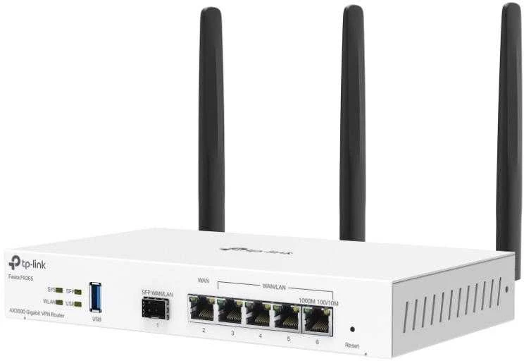TP-Link FESTA FR365 belaidis maršrutizatorius Gigabitinis eternetas Dual-band (2.4GHz + 5GHz or 2.4GHz + 6GHz) Balta