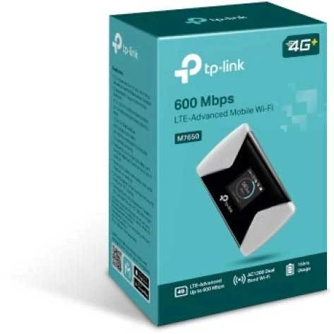 TP-LINK mobilusis 4G LTE WLAN Maršrutizatorius 600 MBs Dviejų dažnių Wi-Fi 4G Modemas SIM kortelės lizdas Micro SD lizdas 1,4 colio TFT ekranas 3000 mAH baterijos