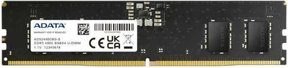 RAM ADATA Atmintis Premier DDR5 4800 DIMM 32GB 4800 SingleTray